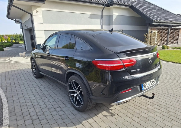 Mercedes-Benz GLE cena 189000 przebieg: 124500, rok produkcji 2016 z Płock małe 137